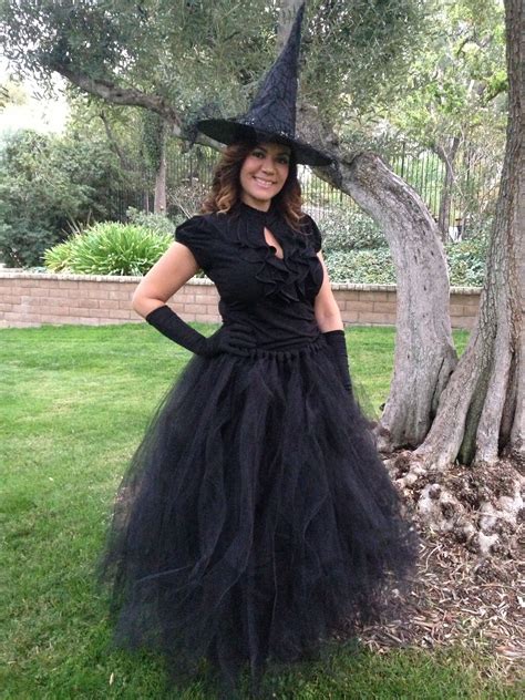 black dress diy witch costume